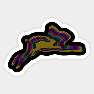 Trippy Rabbit Sticker